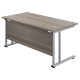 Olton Twin Cantilever  800mm Deep Straight Office Desk